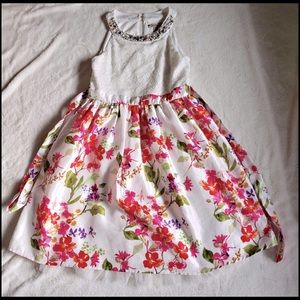 Speechless Floral Dress with Gem Neckline Detail | Size 16 Girls